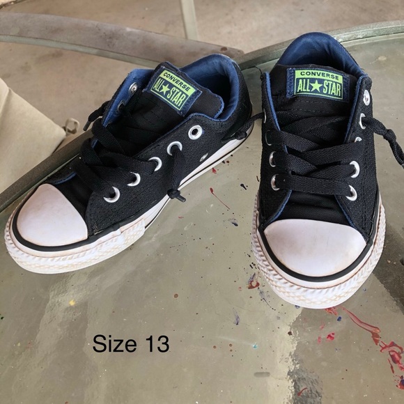 boys converse shoes size 13